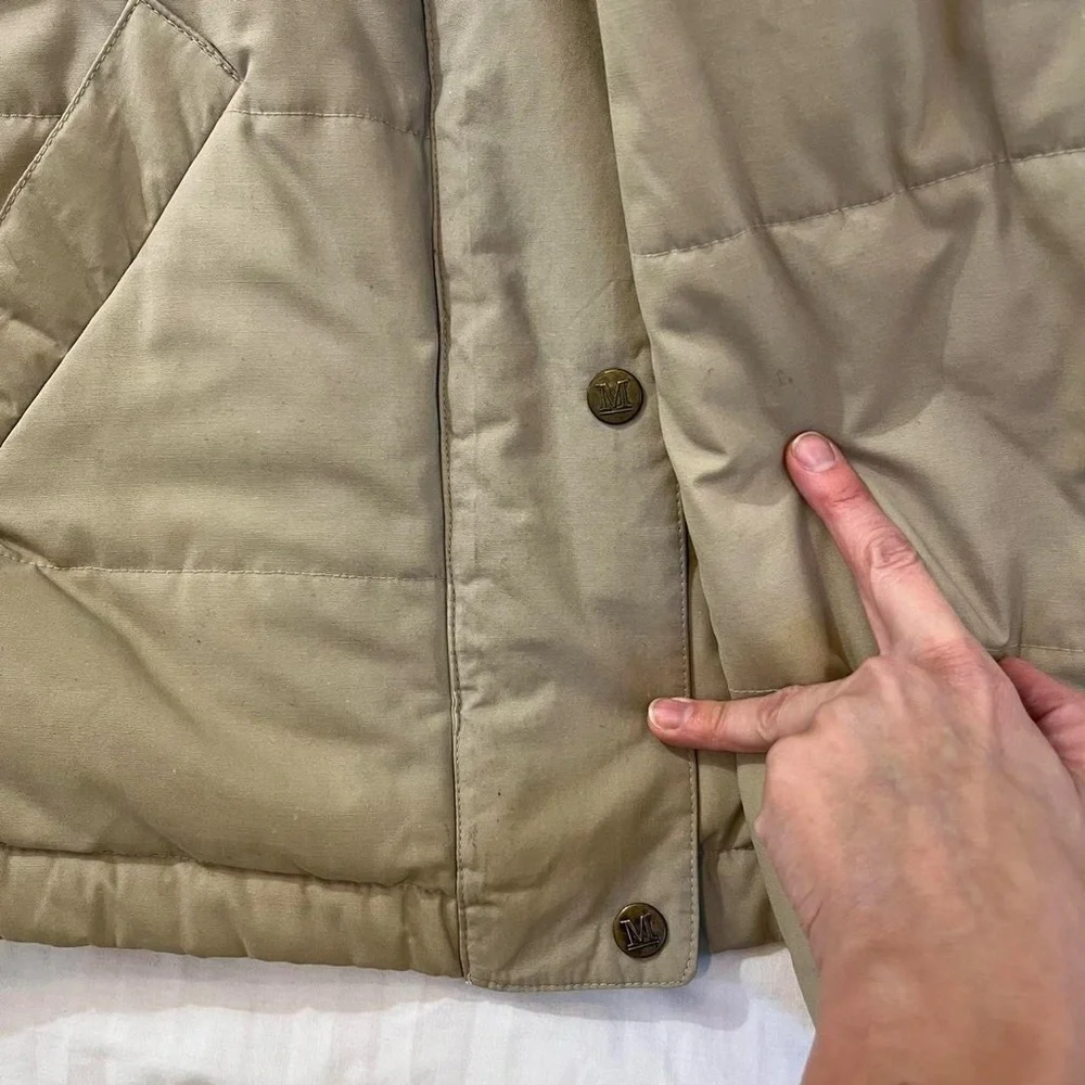Mulberry Street tan puffer